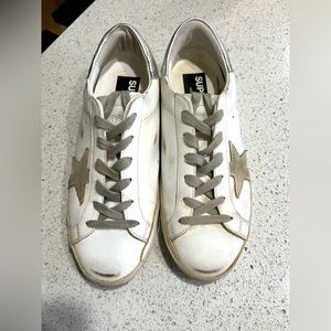 Golden Goose sneakers.